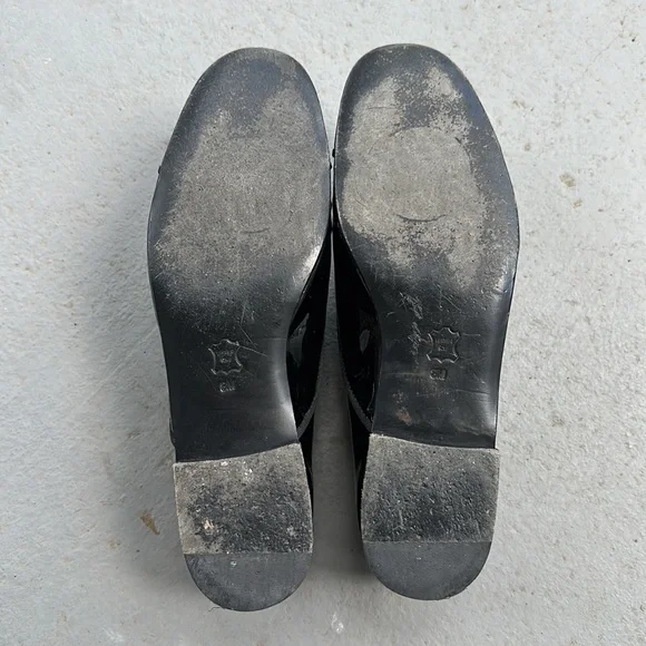 Tory Burch patent leather lace up oxford shoe 8 - Picture 9 of 10